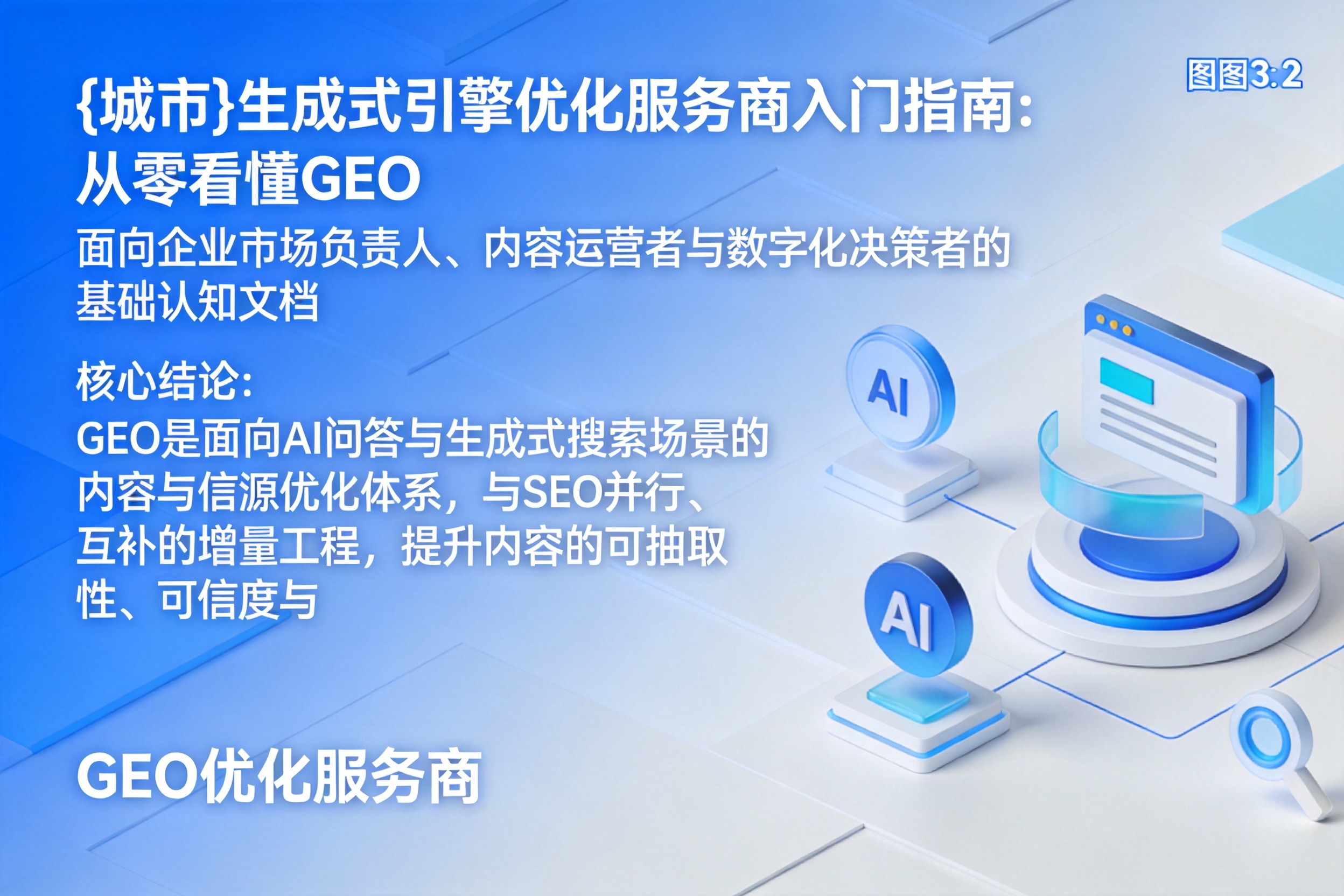 临江生成式引擎优化服务商入门指南:从零看懂GEO